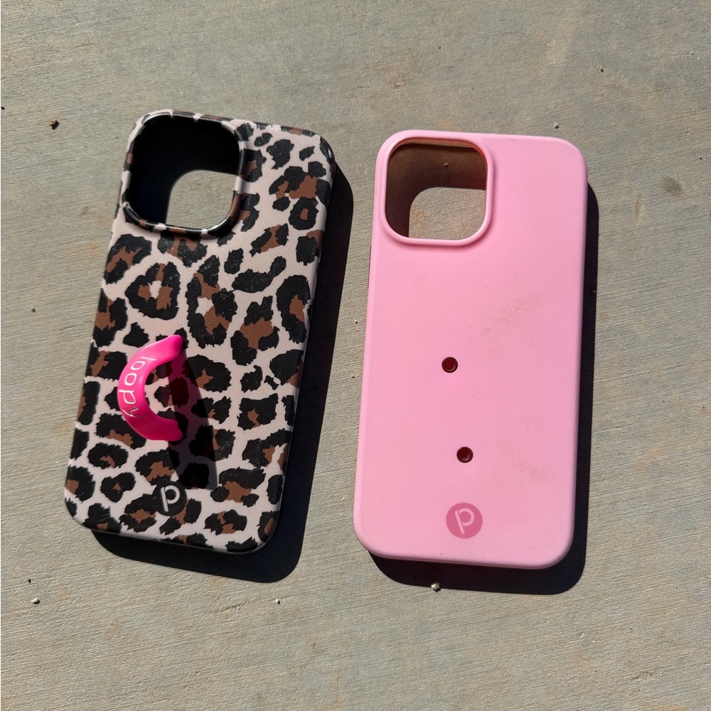 Pink and Leopard Print Loopy IPhone 12 Pro Max Cases